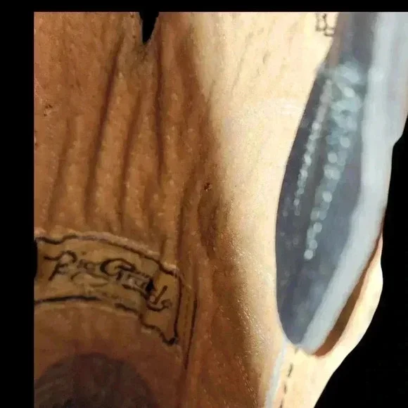 Mens Rio Grande Vintage Black and white cowboy boots. Size 28 - Picture 7 of 7